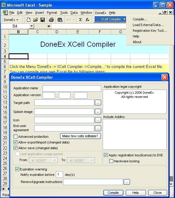 Compile Excel To Exe