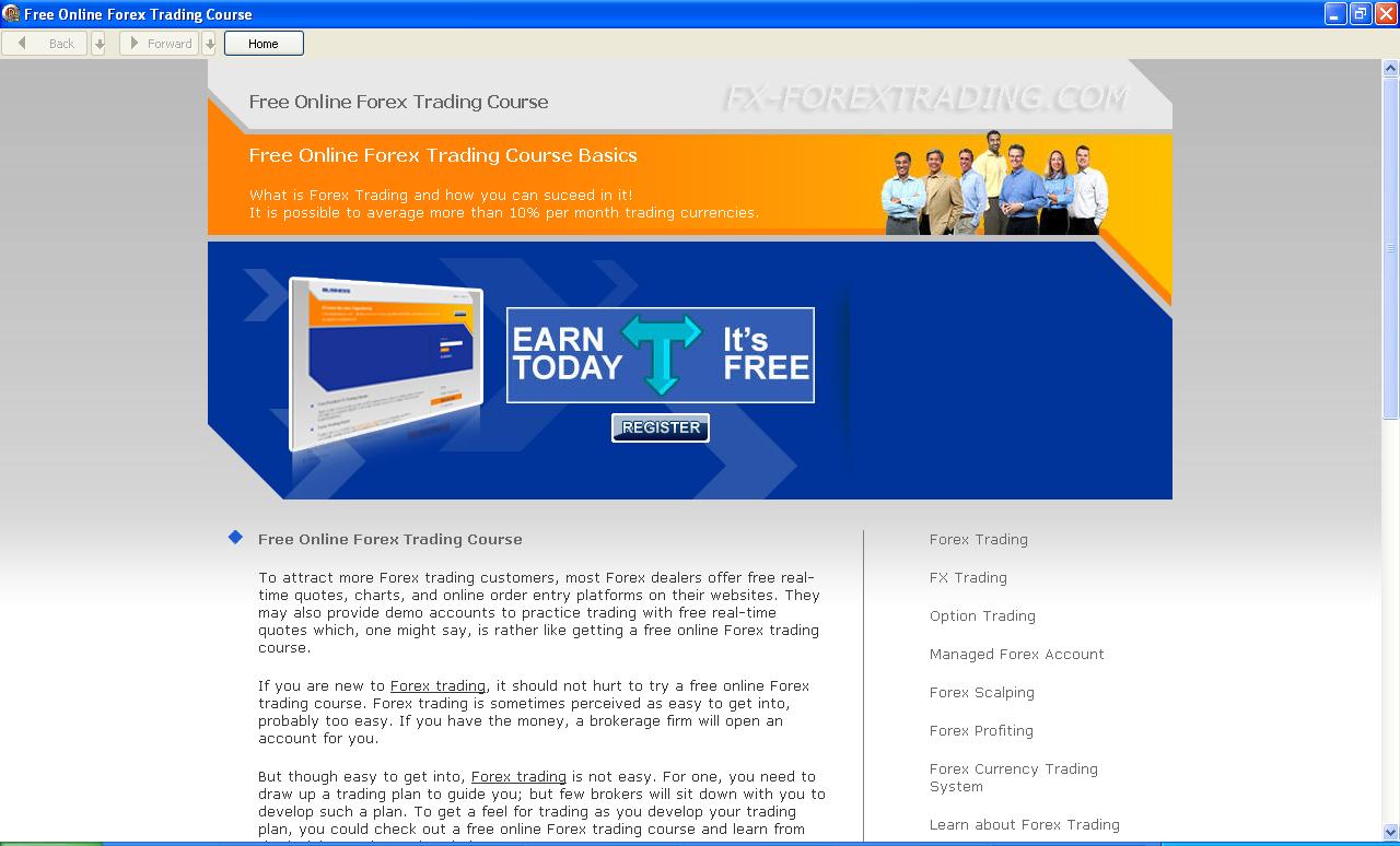 A online forex trading