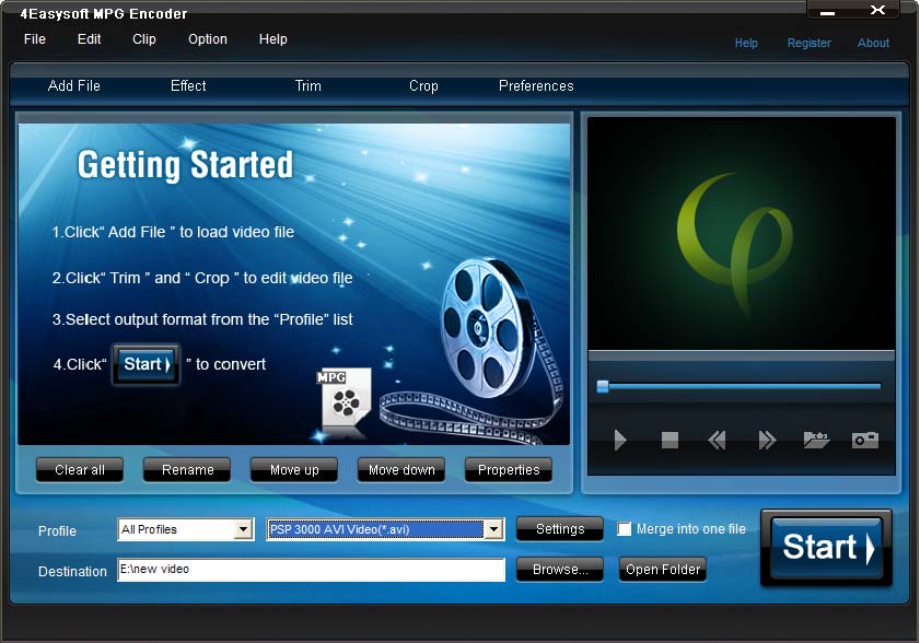 4Easysoft MPG Encoder Multimedia & Graphics Video Conversion - Free Software Download version 3.1.32