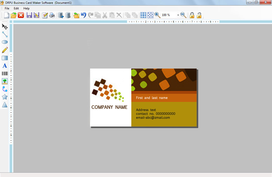 Business Card Creator Program
