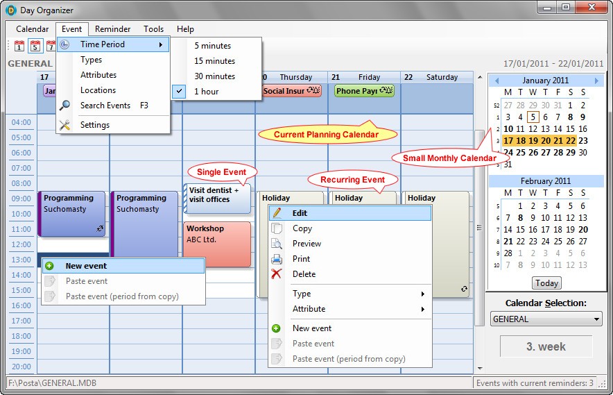 Windows Xp Calendar Program