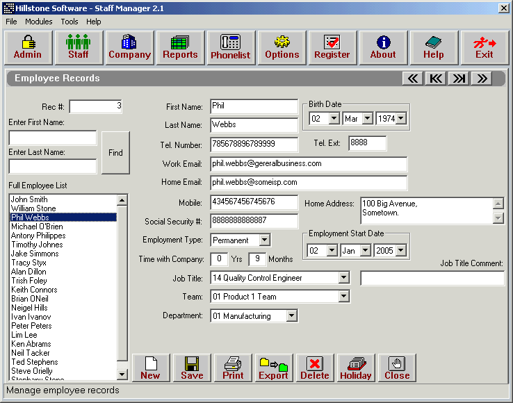 weekly staff roster template softwares Free download FreeWares
