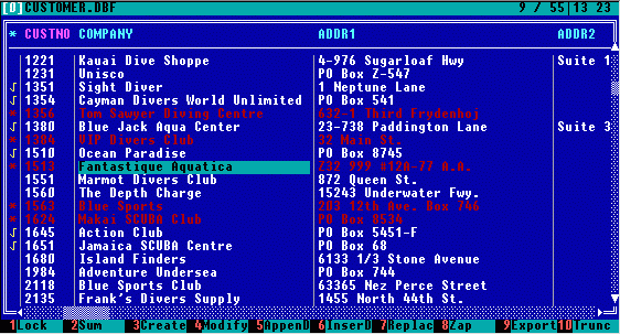 CDBF for DOS