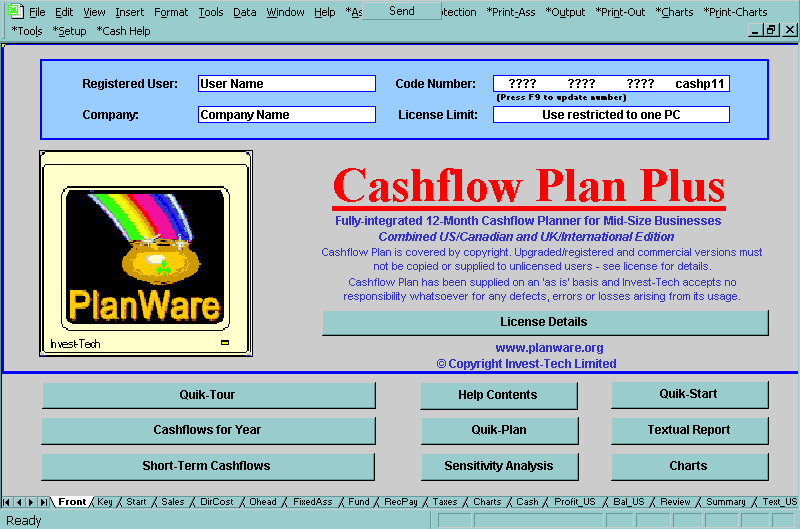 Cashflow Plan Free