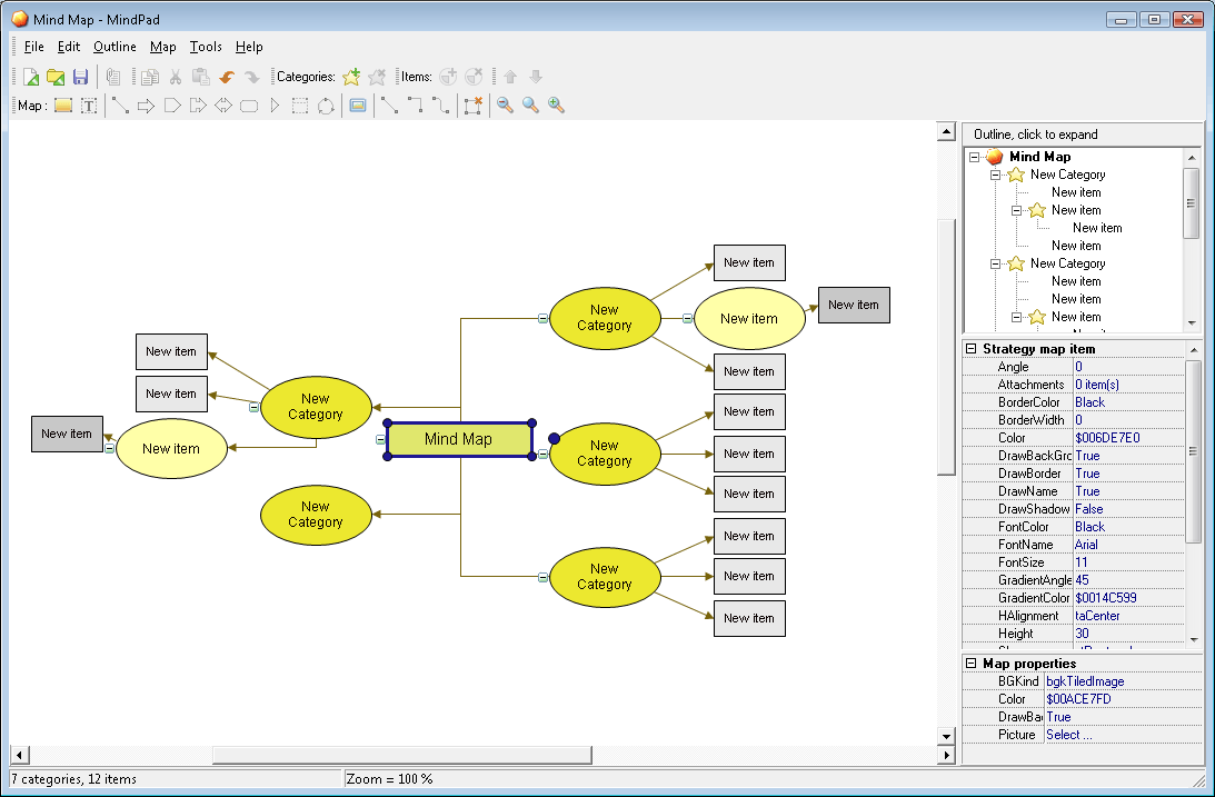 Category mapping. Category mapping