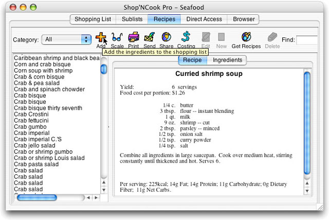 Shop NCook Recipe Costing Pro 3.4.1