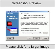 AutoDWG Attribute Extractor Software