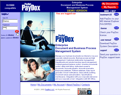 PAYDOX Document Management 1.8Business Finance by PAYBOT LLC - Software Free Download