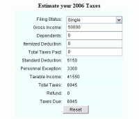 2006TaxCalculator 1.0