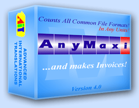 AnyMaxi Word Count Tool with Invoice
