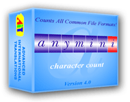 AnyMini C: Character Count Program
