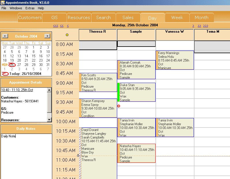 Appointment Book 2.3.4