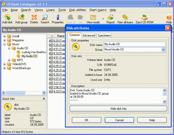 CD Bank Cataloguer Network 2.7.9