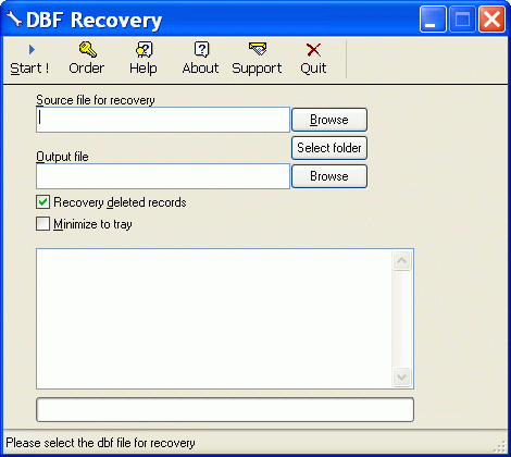 DBF Recovery