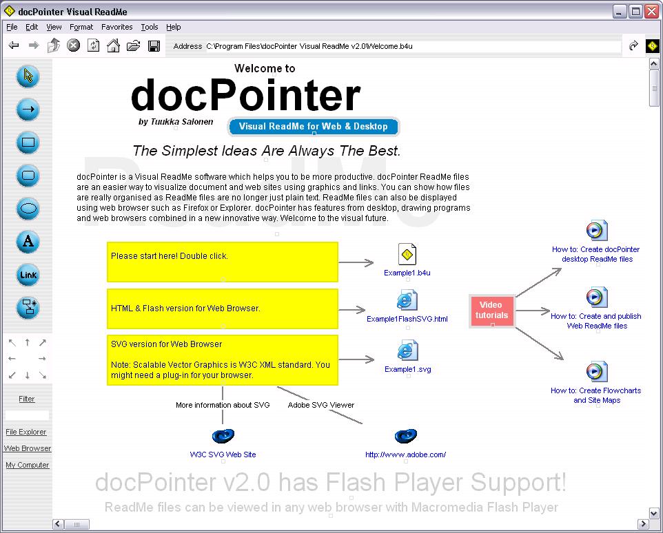 docPointer Visual ReadMe