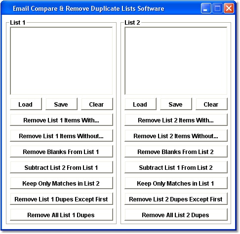 Email Compare & Remove Duplicate Lists Software 7.0