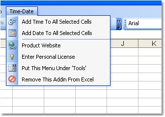 Excel Add Time & Date Software 7.0