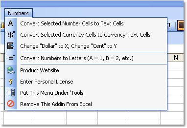 Excel Convert Numbers to Text Software