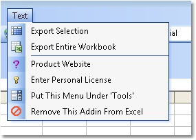 Excel Export To Text Files Software