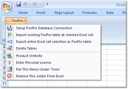 Excel FoxPro Import, Export & Convert Software 7.0
