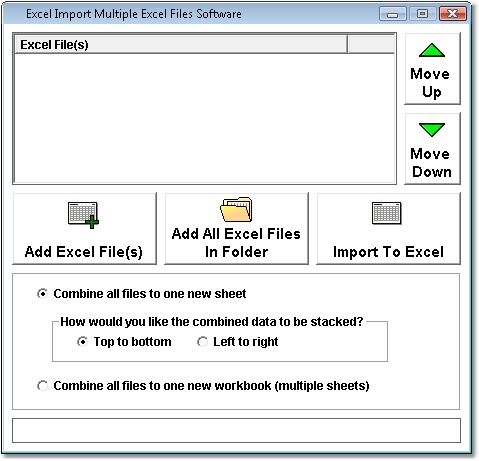 Excel Import Multiple Excel Files Software 7.0