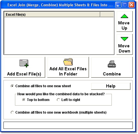 Excel Join (Merge, Combine) Multiple Sheets & Files Into One Software 7.0