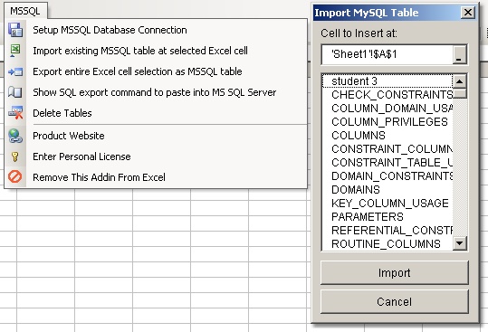 Excel MS SQL Server Import, Export & Convert Software 7.0