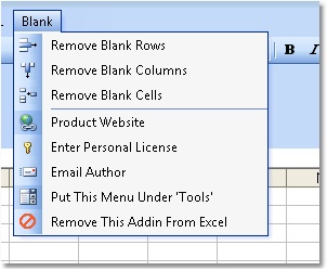Excel Remove (Delete) Blank Rows, Columns or Cells Software 7.0