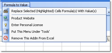 Excel Replace Multiple Formulas With Cell Values Software 7.0