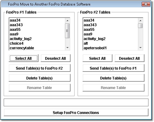 FoxPro Move to Another FoxPro Database Software