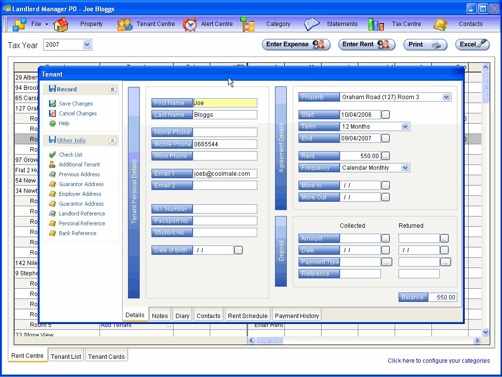 Software properties