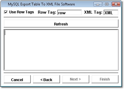 MySQL Export Table To XML File Software 7.0
