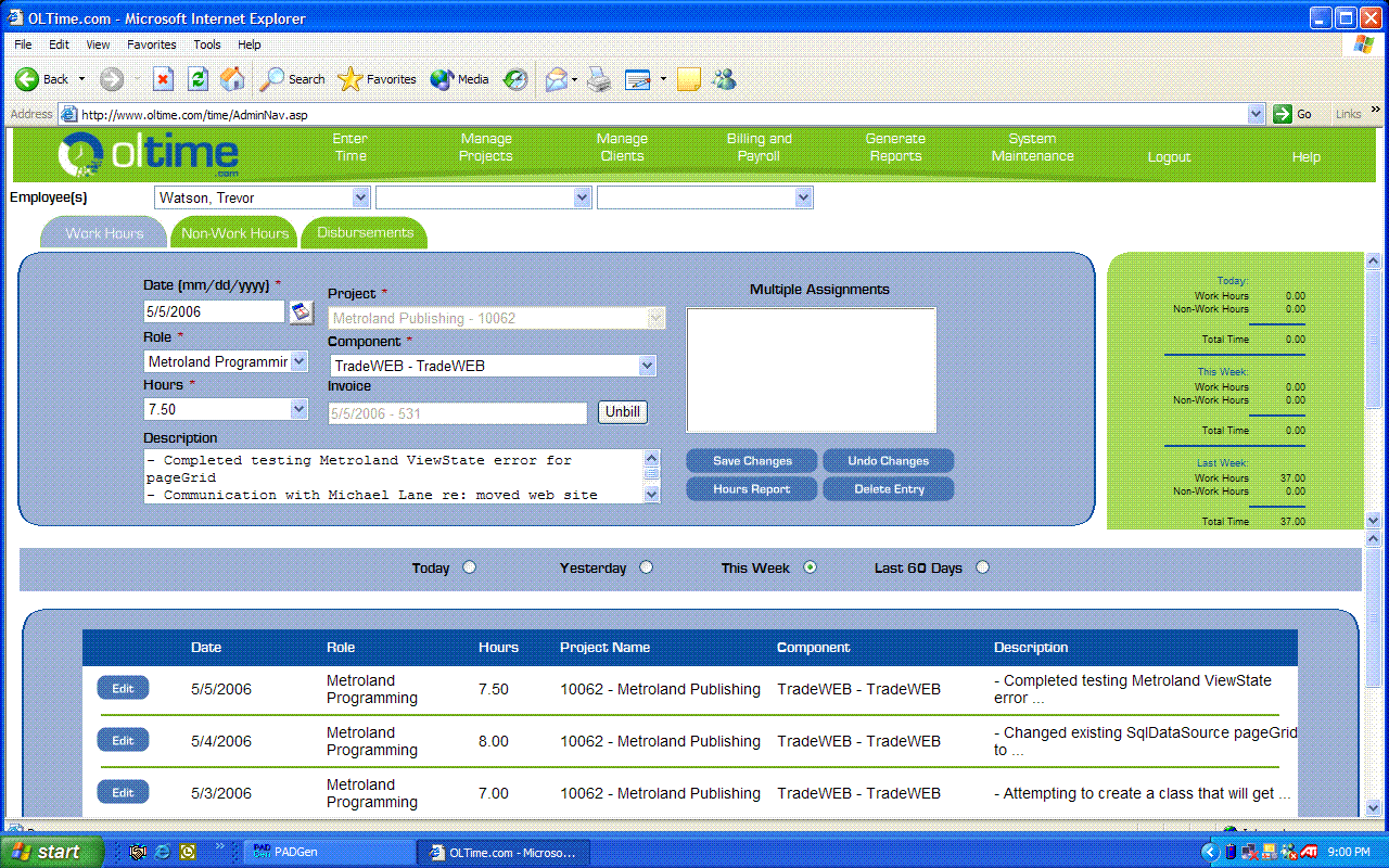 Online Time 2.1