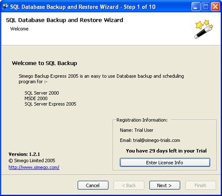 SQL Backup & Restore Wizard 1.2.2