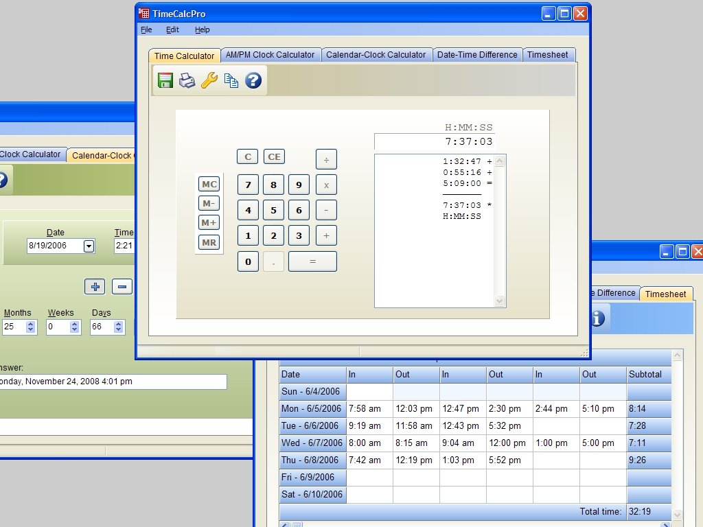 cra payroll calculator softwares free download freewares free timeclock calculator