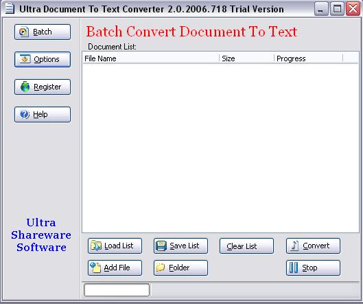 Ultra Document To Text Converter