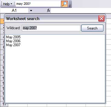Worksheet Search