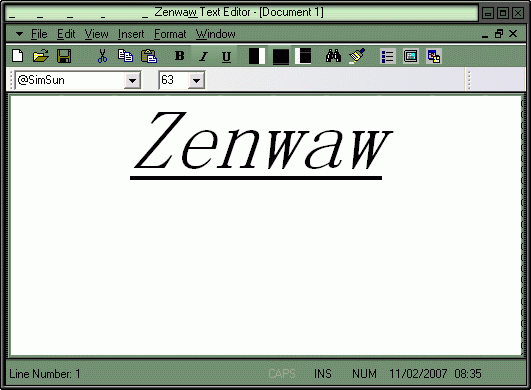 Zenwaw Text Editor