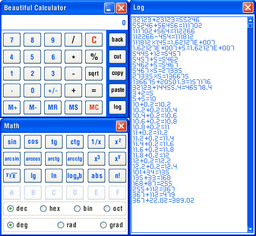 Beautiful Calculator 3.26Calculators by Rayslab Inc. - Software Free Download