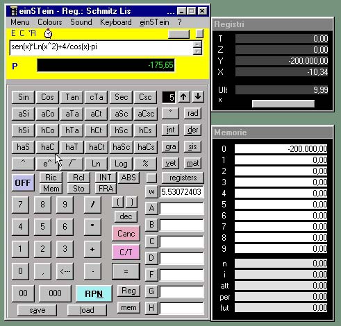 einSTein 12.05.10Calculators by Lis Schmitz - Software Free Download