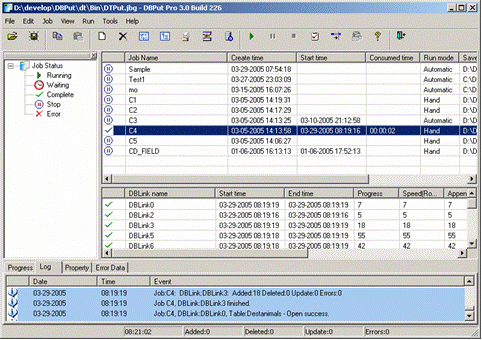 DBPut data transformer 1.20Database Management by dbput - Software Free Download