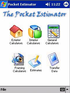 Handy Estimator for Pocket PC's