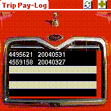 Trip Paylog PalmOS