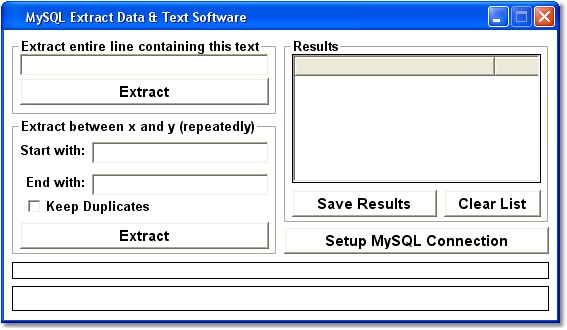 MySQL Extract Data & Text Software