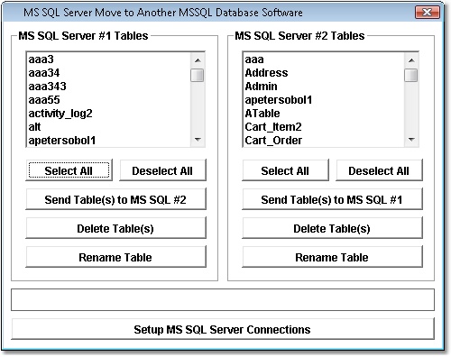 MS SQL Server Move to Another MSSQL Database Software