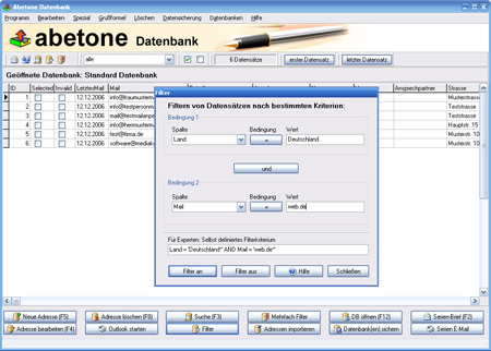 Abetone-Datenbank