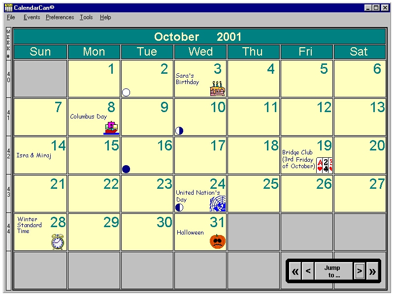CalendarCan 2.4Miscellaneous by John Dabbas - Software Free Download