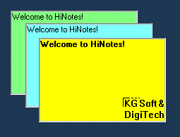 HiNotes! 1.0Miscellaneous by K&G Software Group - Software Free Download
