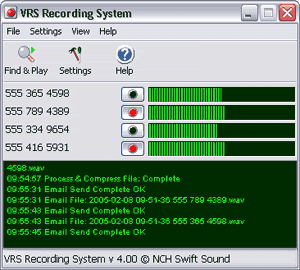 VRS Telephone Call Recorder 2.02 by NCH Swift Sound- Software Download