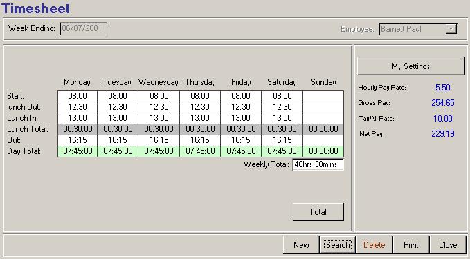 timesheet ucla softwares - Free download - FreeWares